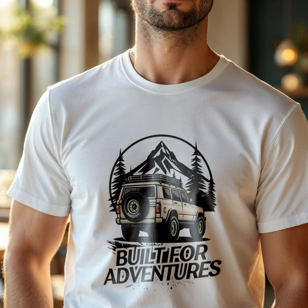 Built For Adventures - Mountain Off-Road Badge Statement Artwork