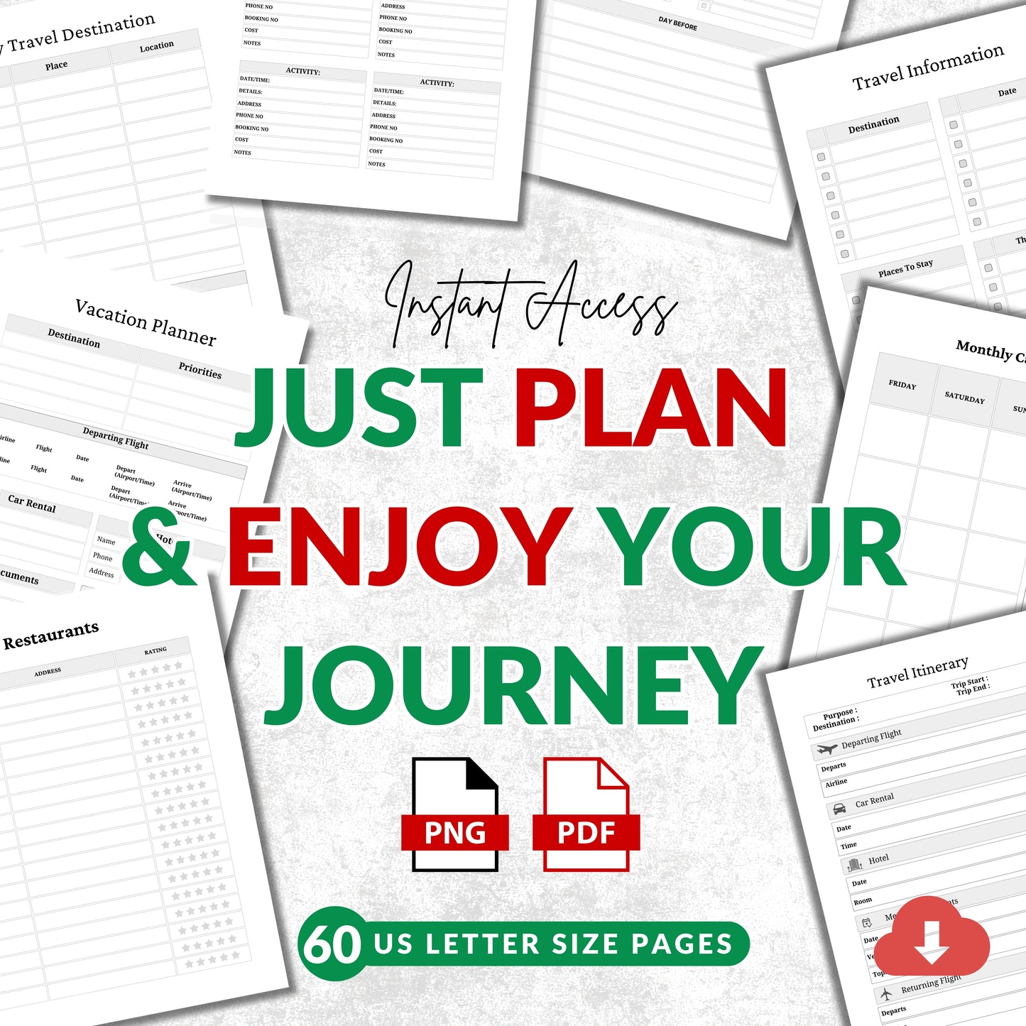 Travel Planner & Organizer Bundle