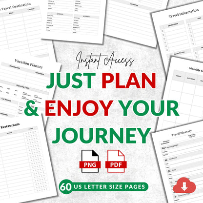 Travel Planner & Organizer Bundle