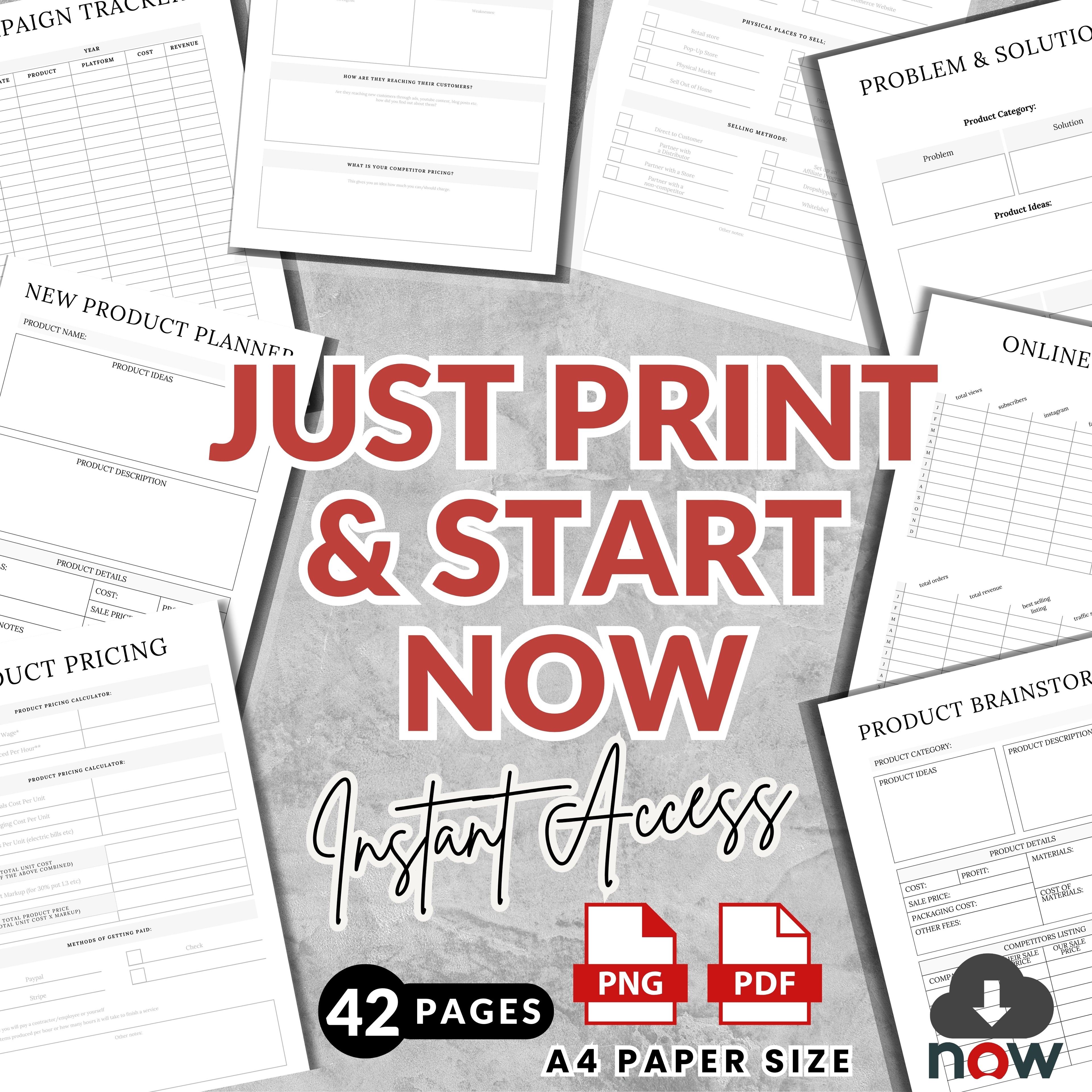 New Product Launch Planner Bundle