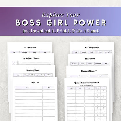 Boss Girl Planner Bundle