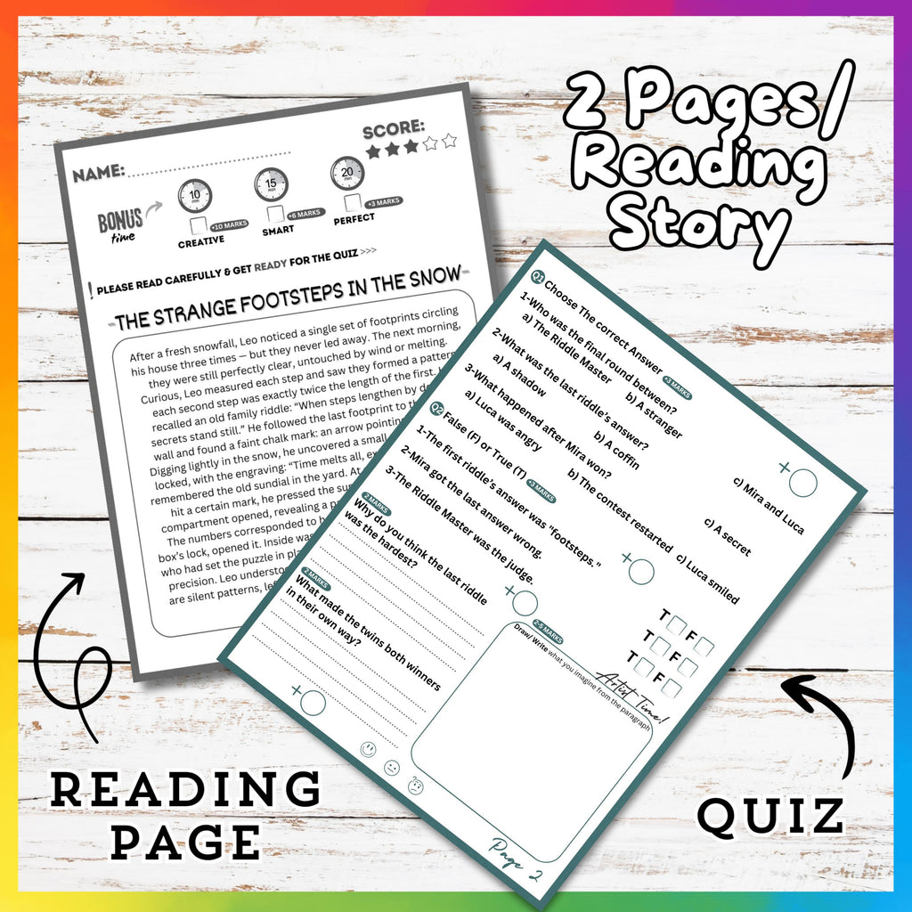 Mystery Reading Stories