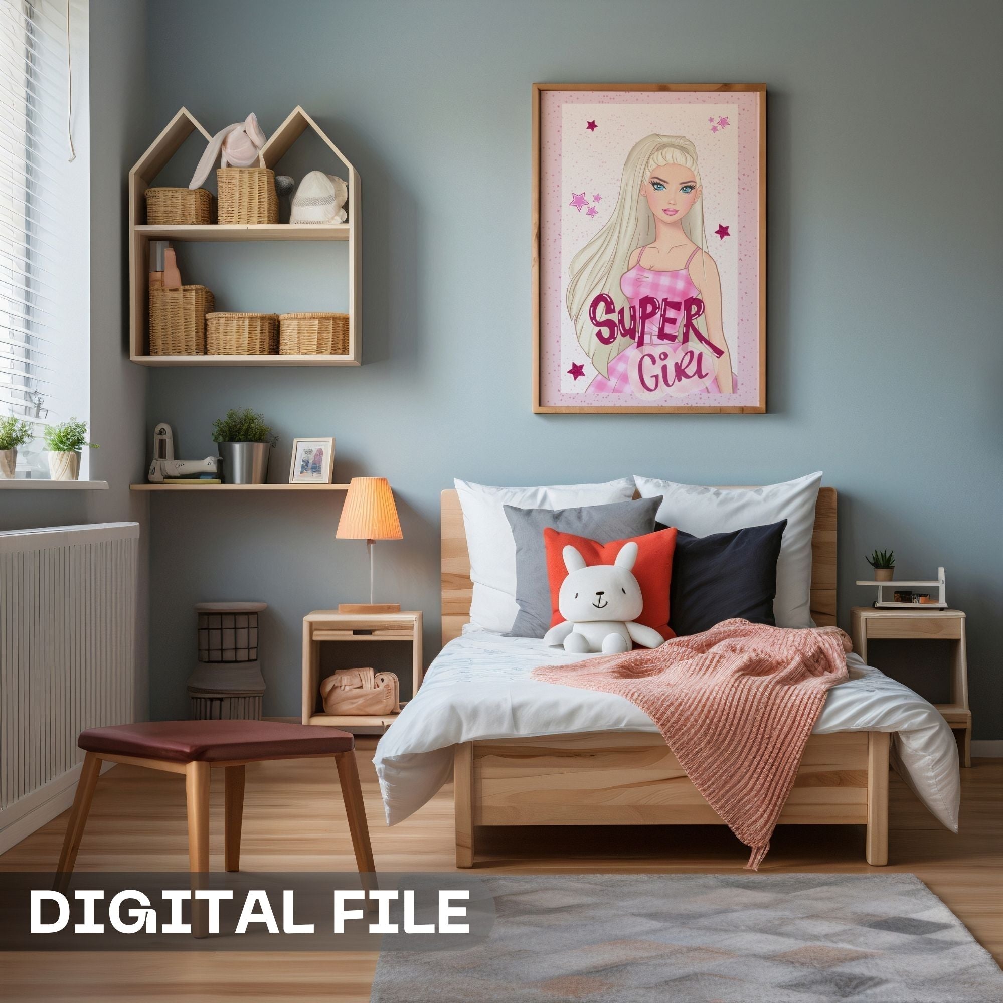 Super Girl Power - Glamorous Confidence Wall Art