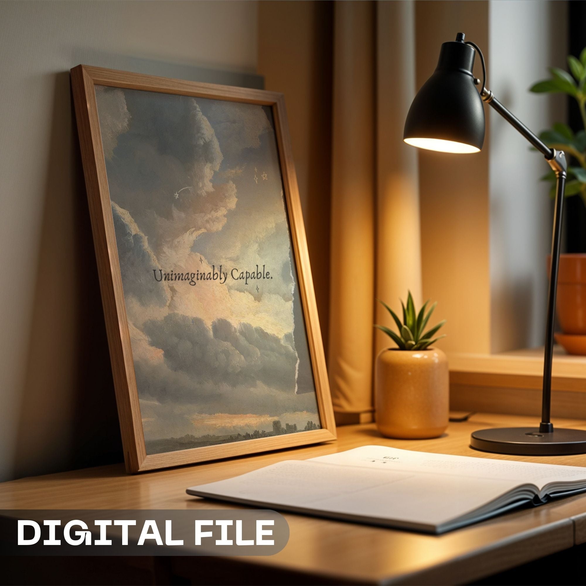 Unimaginably Capable Empowering Wall Art