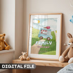 Family Comes First - Always Remember Heartwarming Wall Art