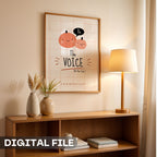 Be The Voice, Not The Echo - Empowerment Wall Art