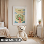 Home Sweet Home - Stay Safe, Stay Happy Wall Art