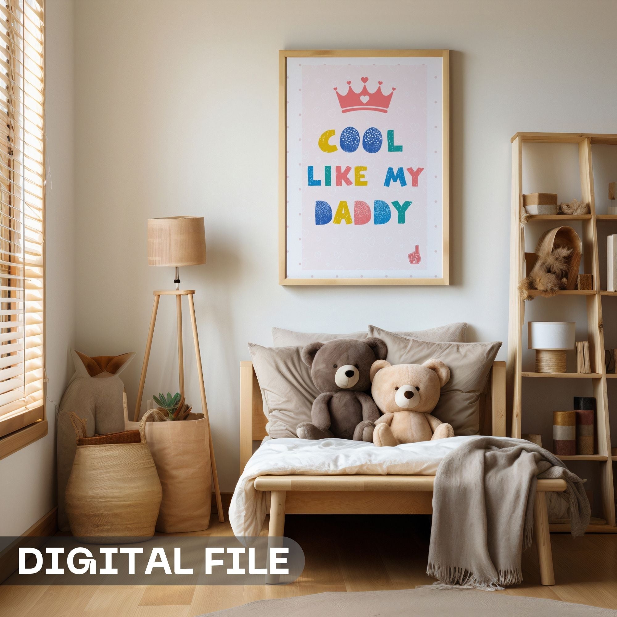 Cool Like My Daddy Wall Art