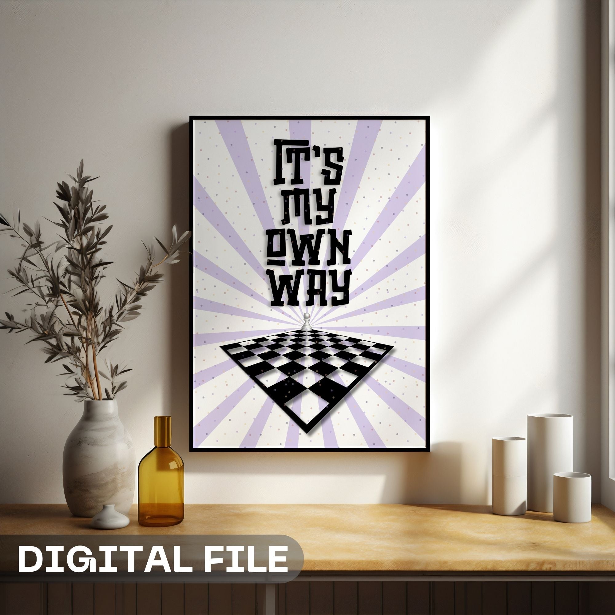 It's My Own Way - Strategic Independence Wall Art