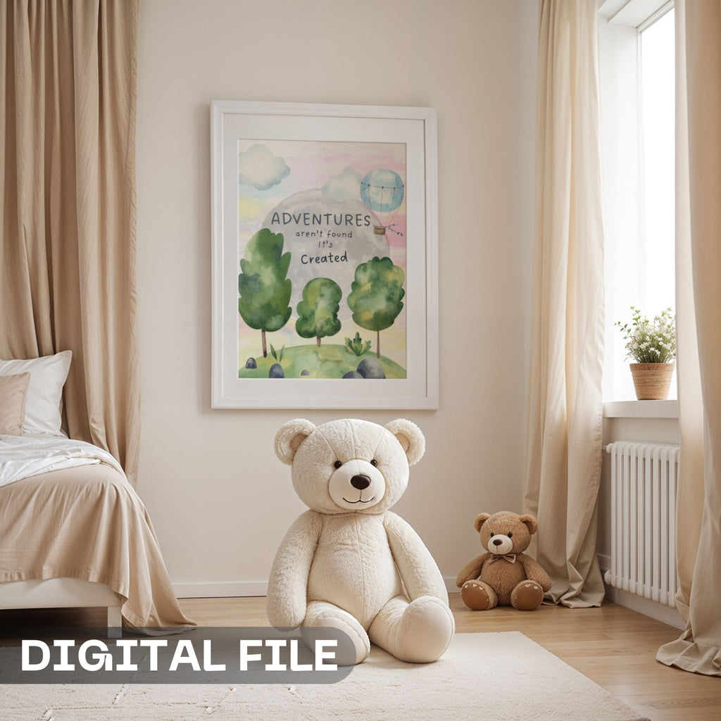 Adventures Aren't Found It's Created Wall Art