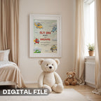 Fly On Over Your Dreams - Believe in Yourself Always Wall Art