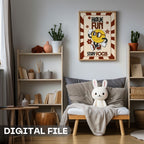 Have Fun Stay Focus Retro Wall Art