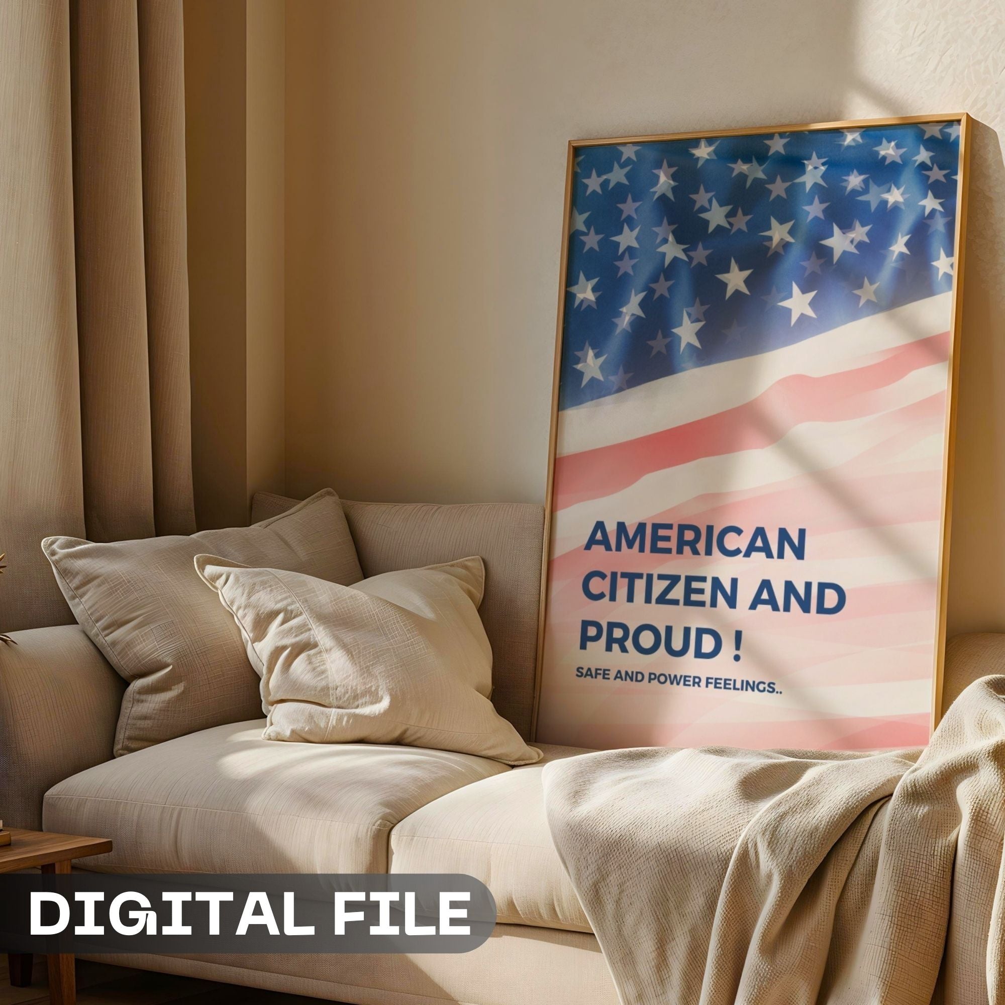 American Citizen and Proud Wall Art