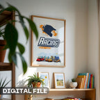 Racing Starts - High-Speed Motorsport Wall Art