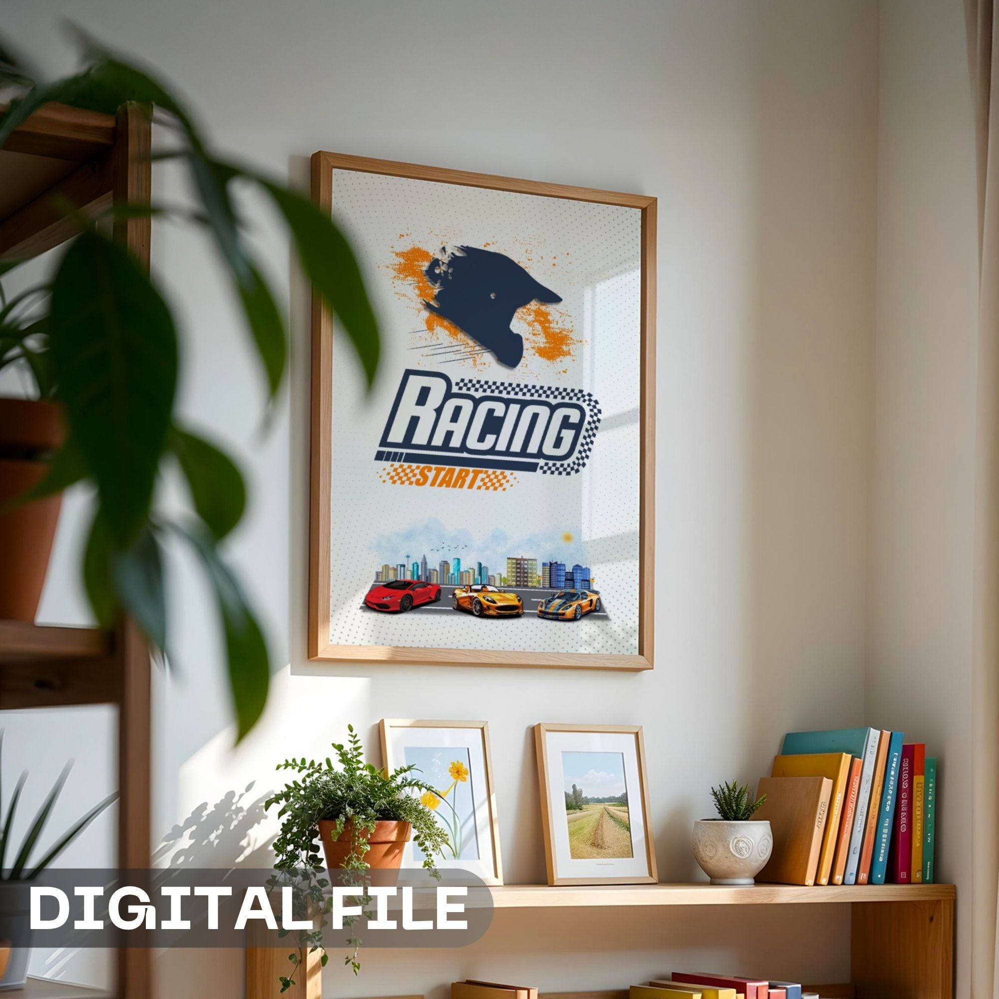 Racing Starts - High-Speed Motorsport Wall Art