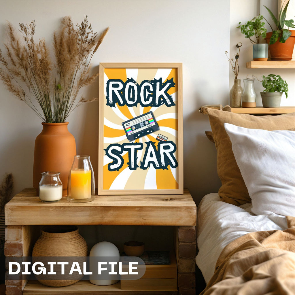 Rock Star Retro Wall Art