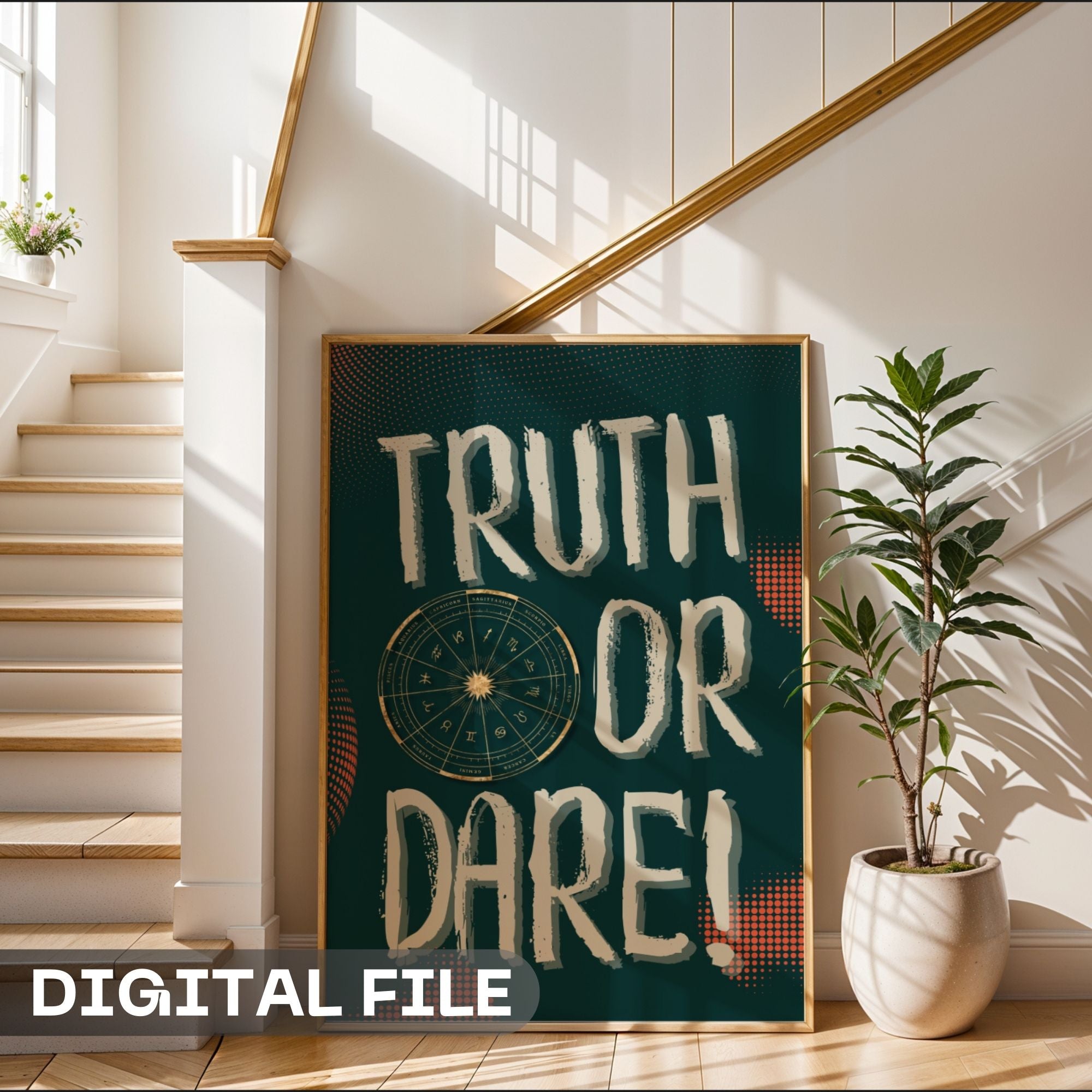 Truth or Dare - Mystical Challenge Wall Art