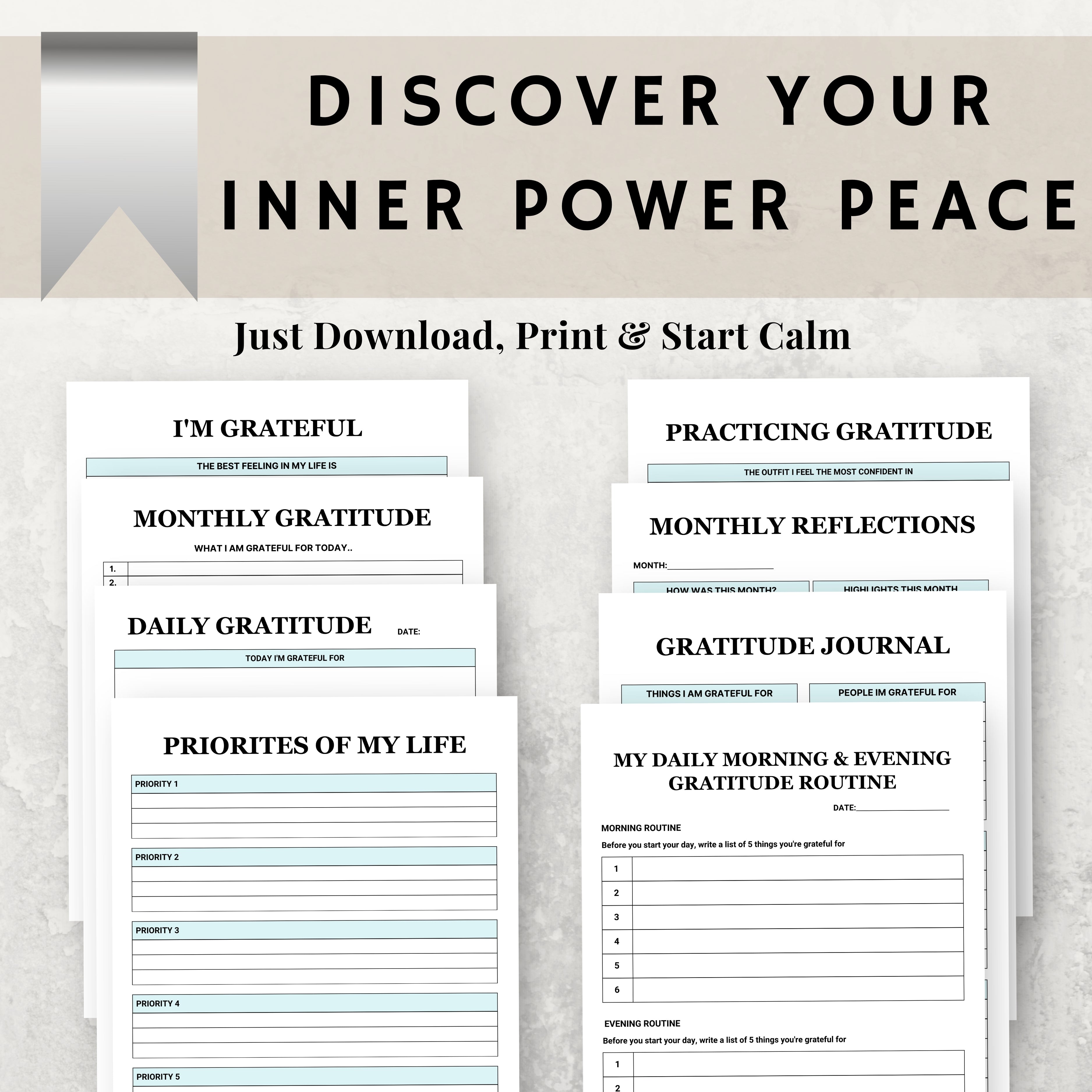 My 2026 Gratitude Journal Bundle