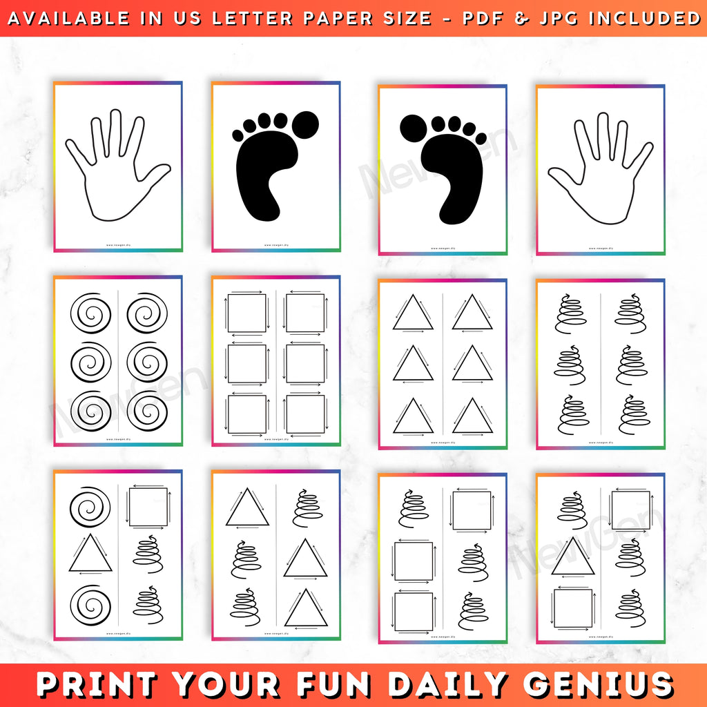 Brain Gym Bundle - 125 Premium Printable Cognitive Activity Sheets