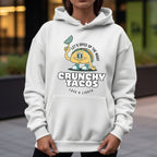 Let's Spice Up The Night - Crunchy Tacos Love & Lights Cartoon Character Fun Food Humor Artwok