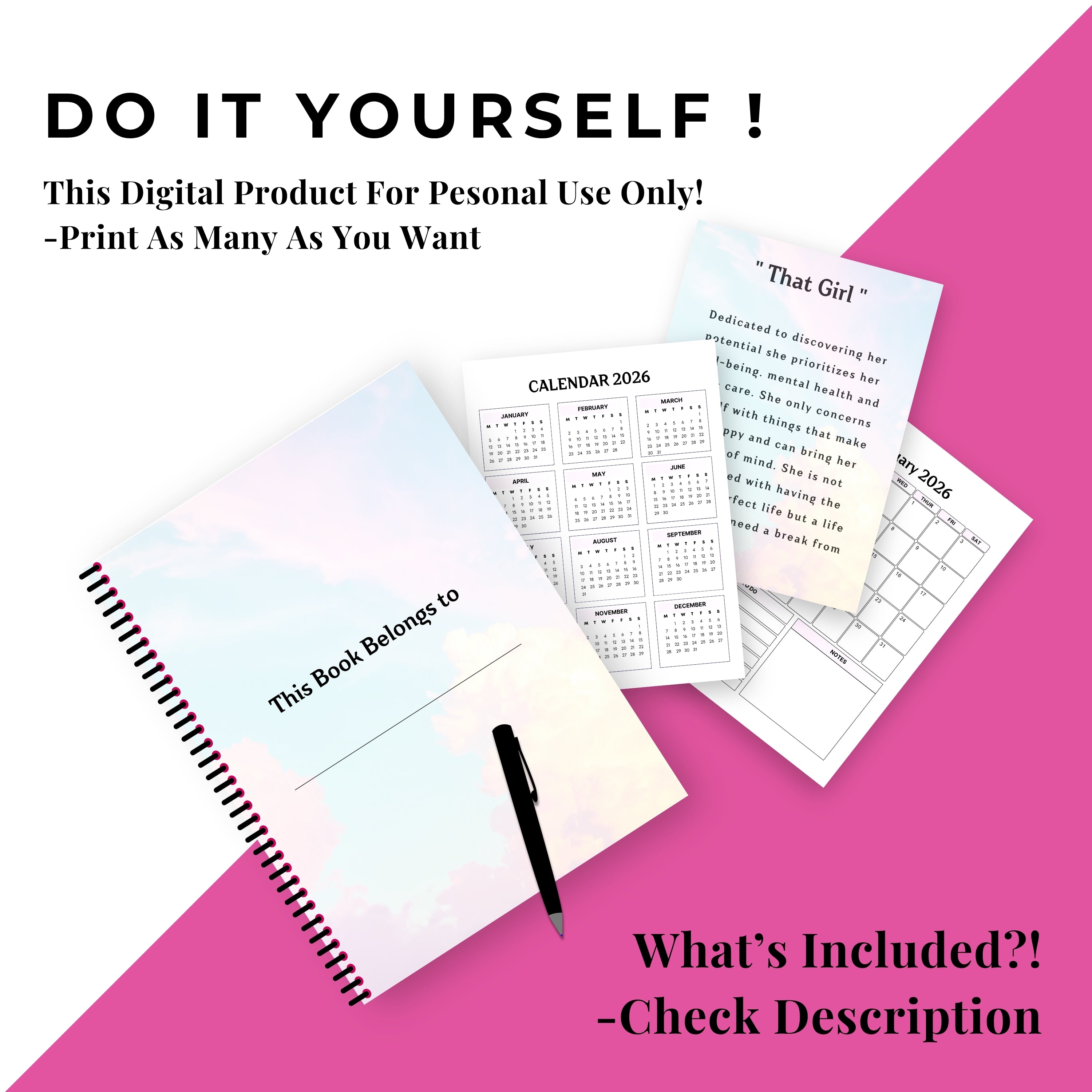 That Girl Planner Bundle 2026