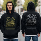 Explore Beyond The Boundaries - Off-Road Adventure Motivational Statement Artwork