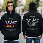 Just Like Beast - Bold Gradient Motivational Statement Artwork