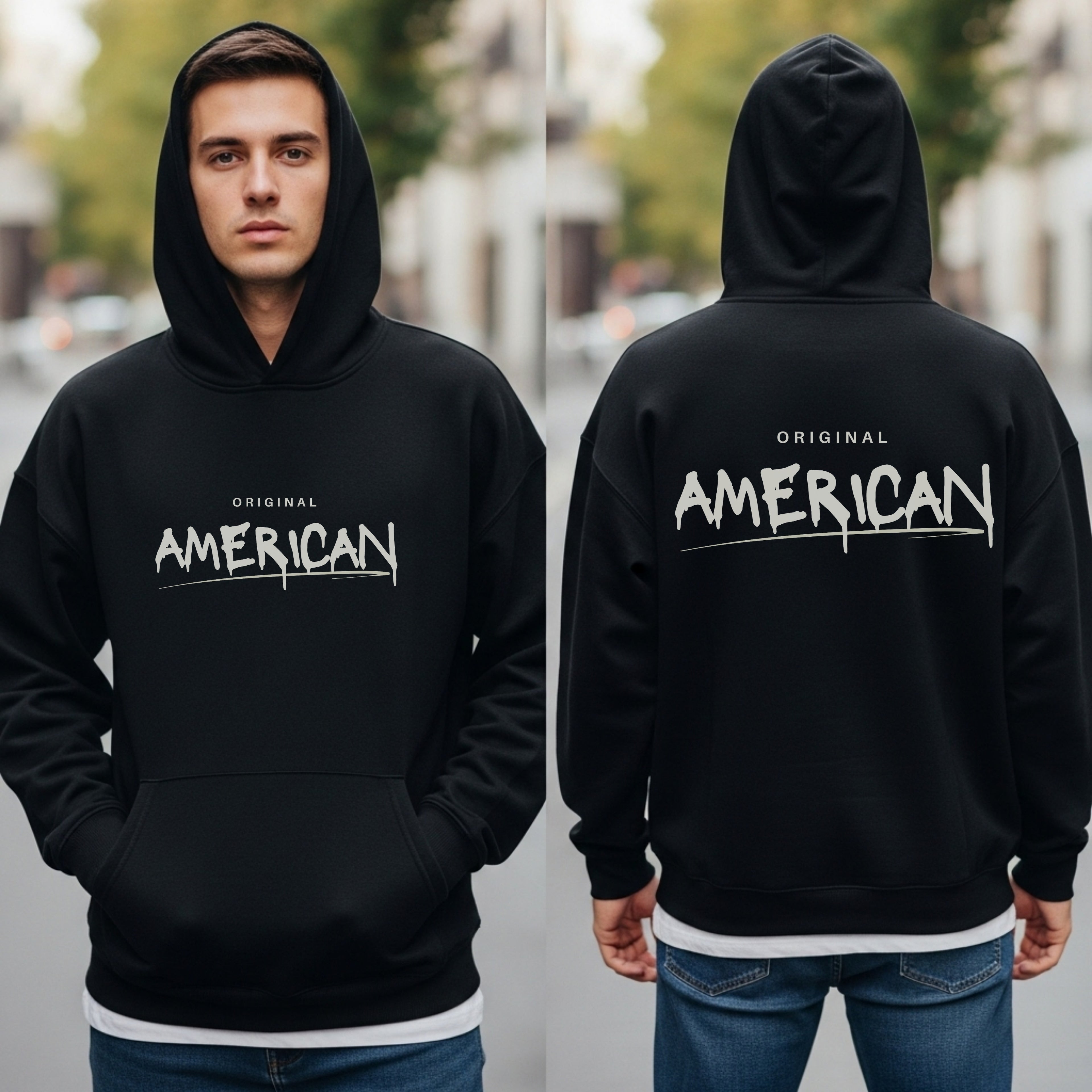 Original American - Patriotic Pride Statement Artwork