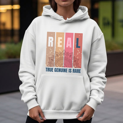 Real True Genuine Is Rare - Mandala Authenticity Rarity Statement Artwrok