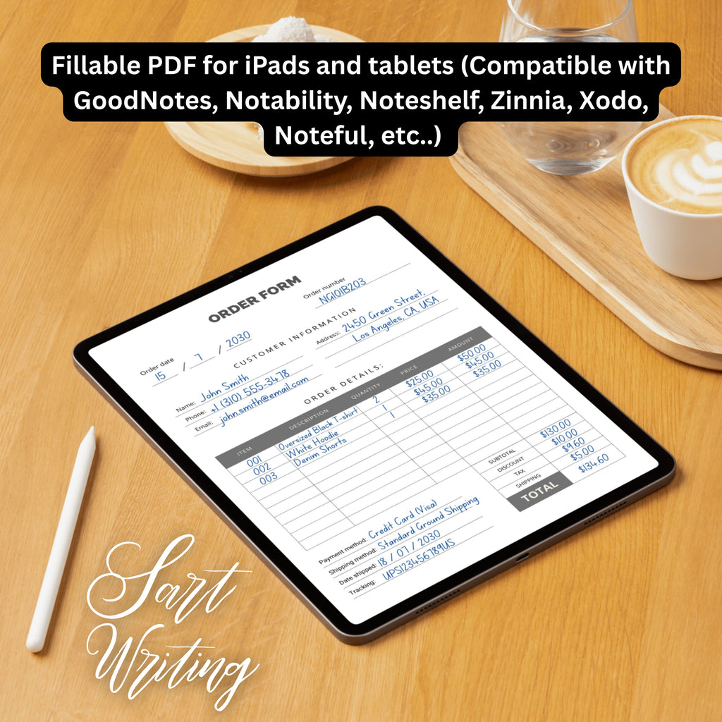 Orders Form PDF - Undated