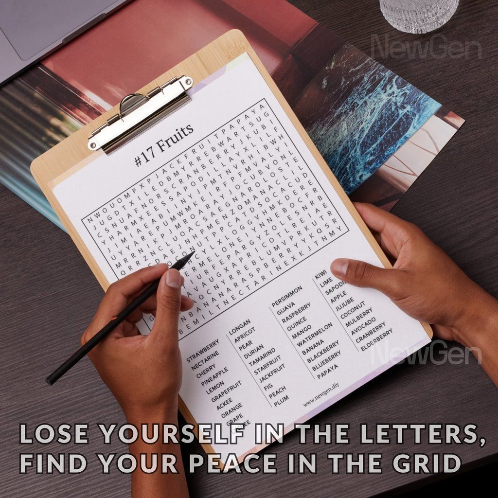 100 Word Search Adult For Teen & Adult +4000 Words