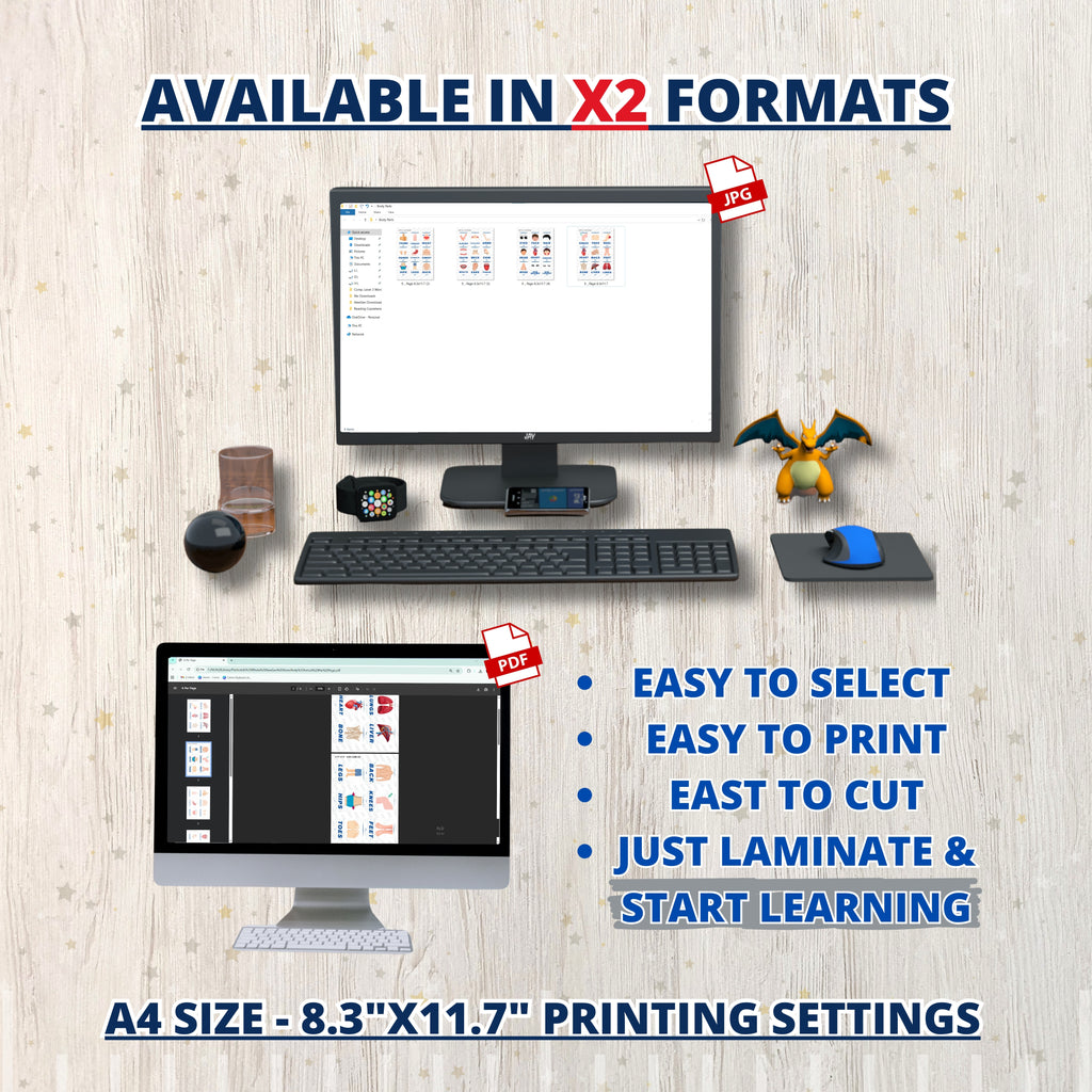 Cartes mémo de l'alphabet des fruits et légumes V1