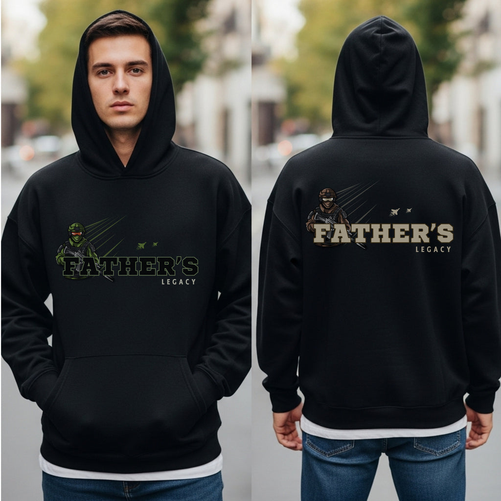 Father's Legacy - Military Tribute Statement Artwork