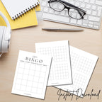 Let's Bingo Paper Game Template