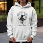 Spooky Dreams Mind Control - Gothic Witch Hat Skull Halloween Statement Artwork