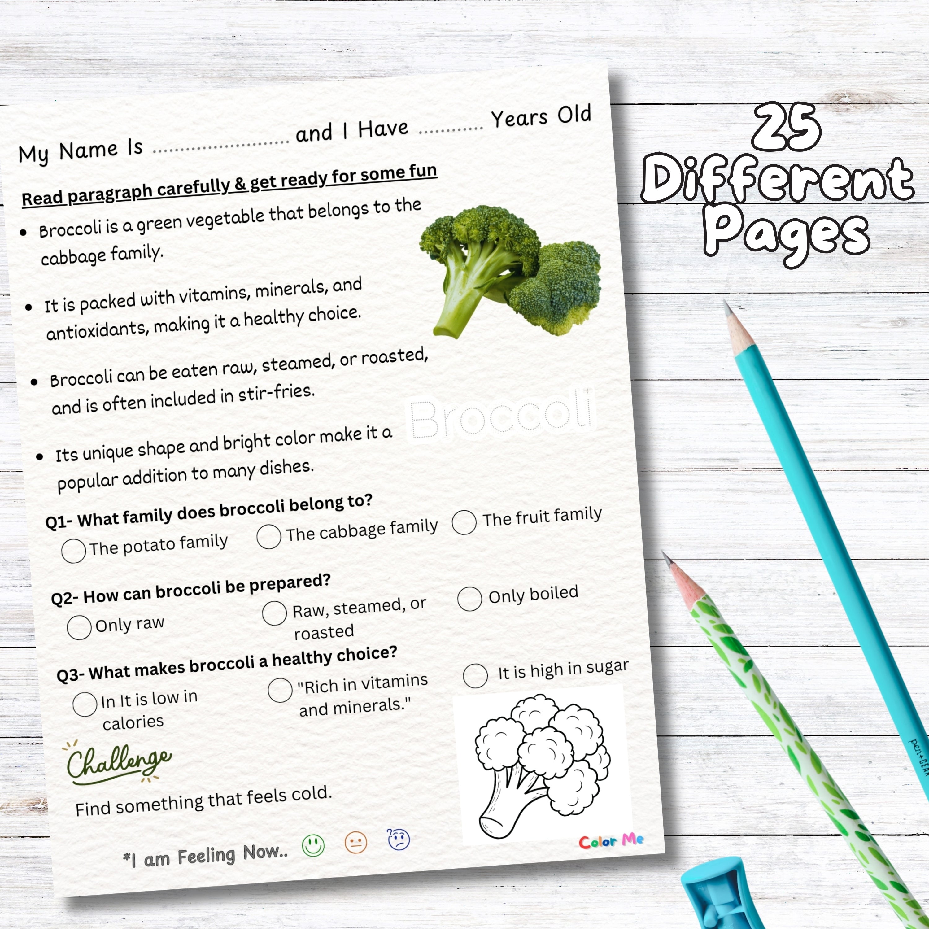 Learn About Fruits & Vegetables V1.