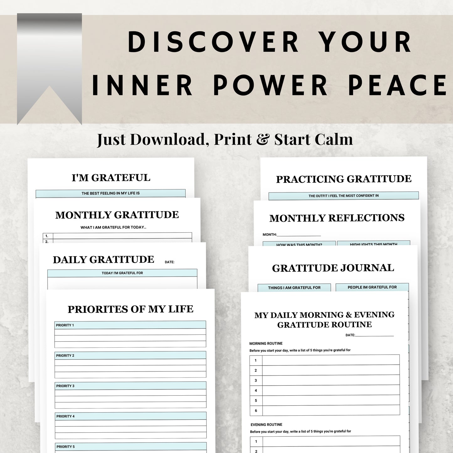 Gratitude Journal Bundle