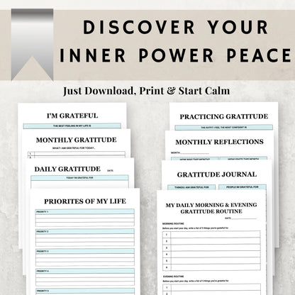 Gratitude Journal Bundle