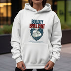 Boldly Brilliant - Abstract Pop Art Split Face Confidence Empowerment Statement Artwork