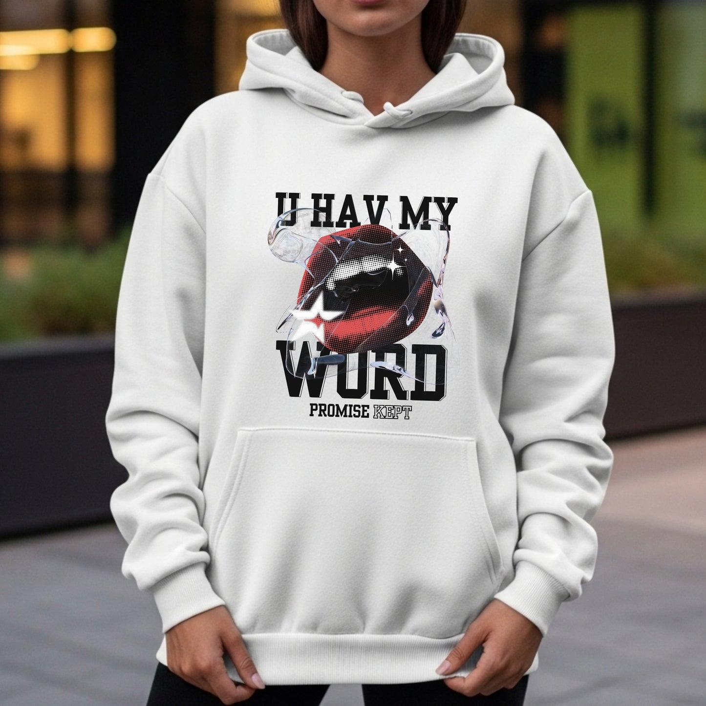 U Hav My Word Promise Kept - Astronaut Integrity Commitment Trust Statement Artwork