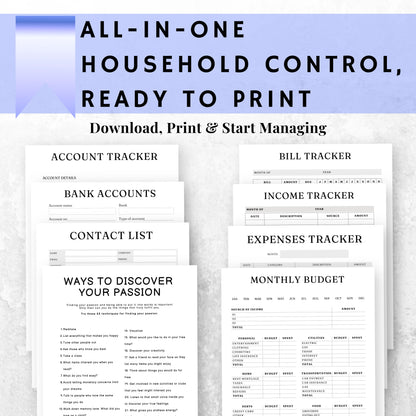 Household Management Bundle
