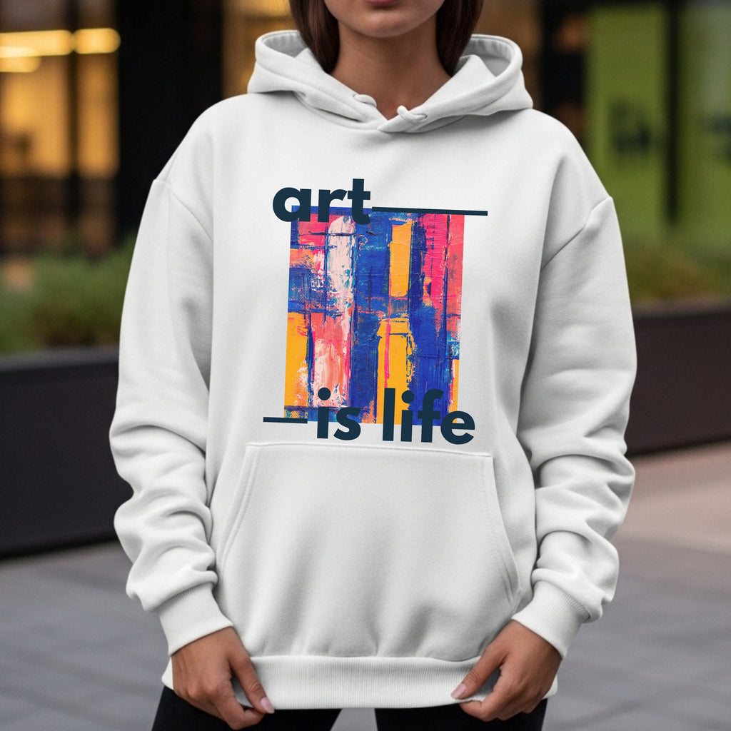 Art Is Life - Abstract Paint Contemporary Creative Expression Statement Artwork