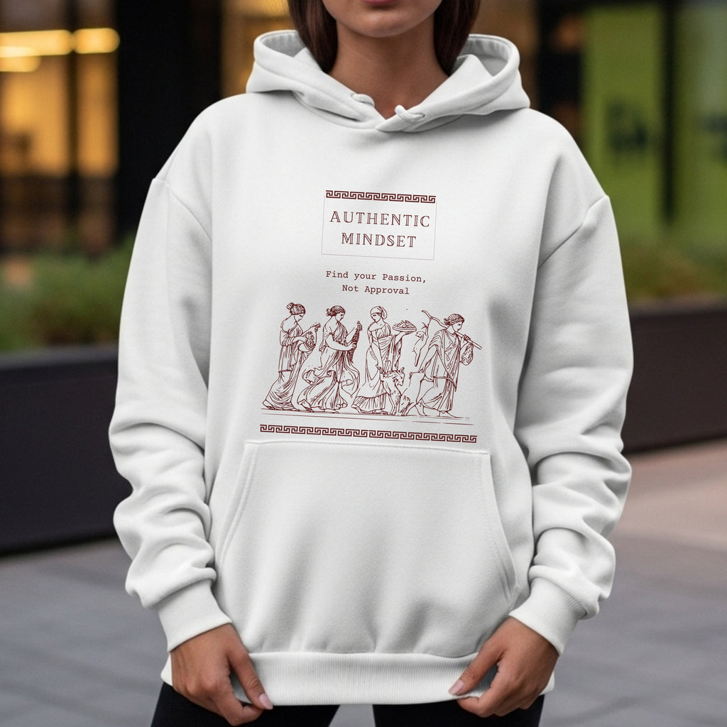 Authentic Mindset Find Your Passion Not Approval - Greek Philosophy Statement Artwork