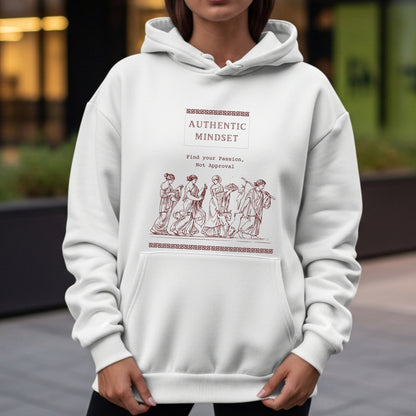 Authentic Mindset Find Your Passion Not Approval - Greek Philosophy Statement Artwork