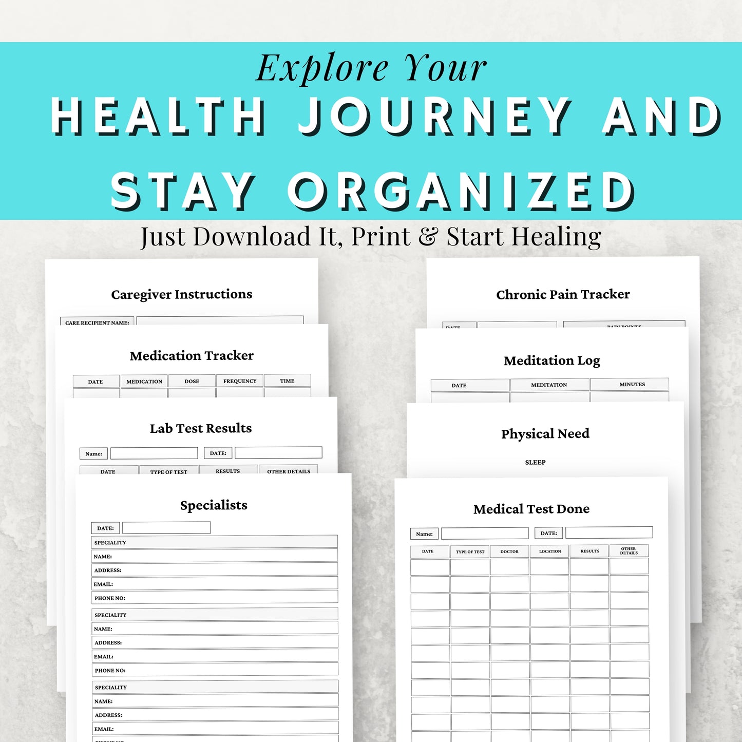 My Medical Planner Bundle