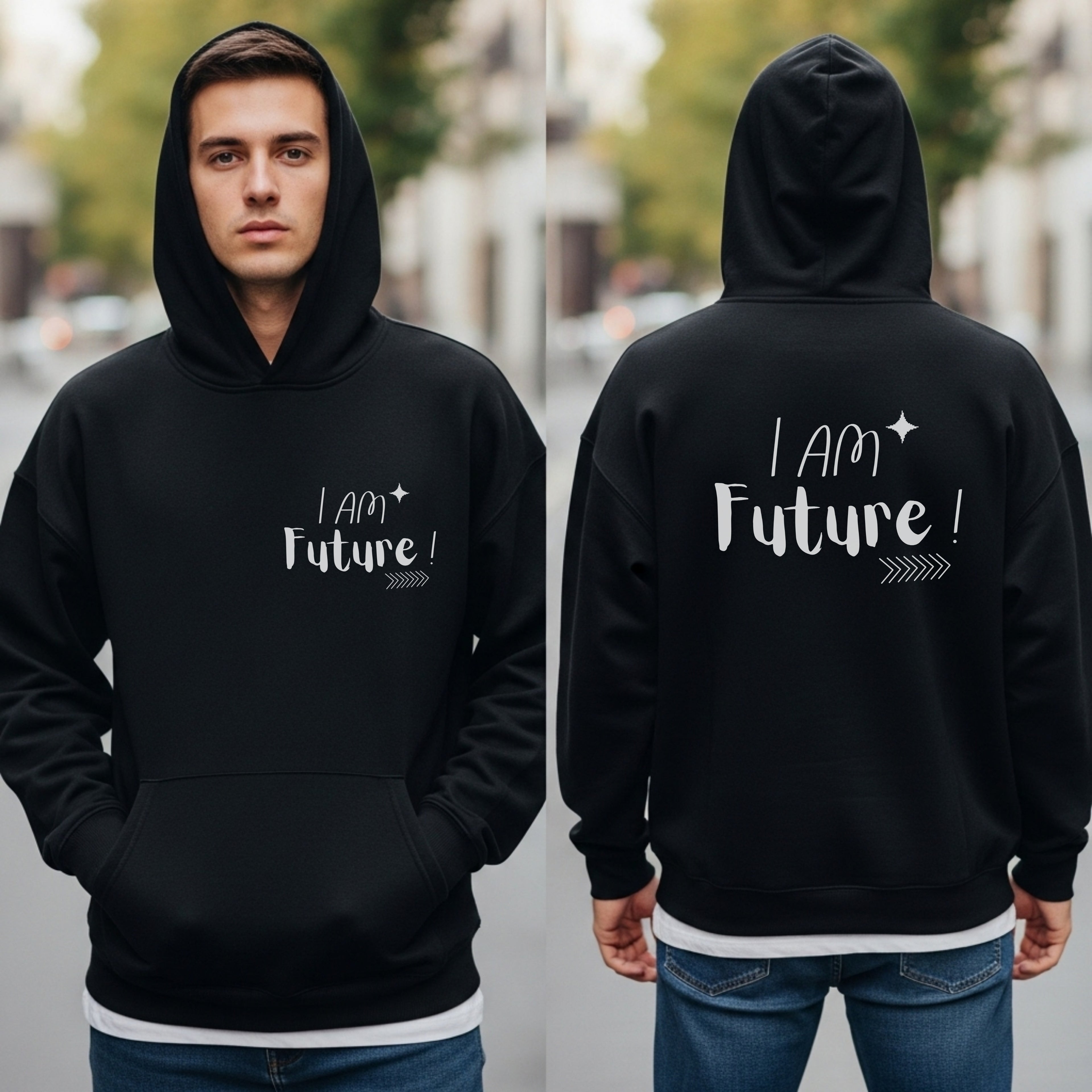 I Am Future - Motivational Affirmation Statement Artwork