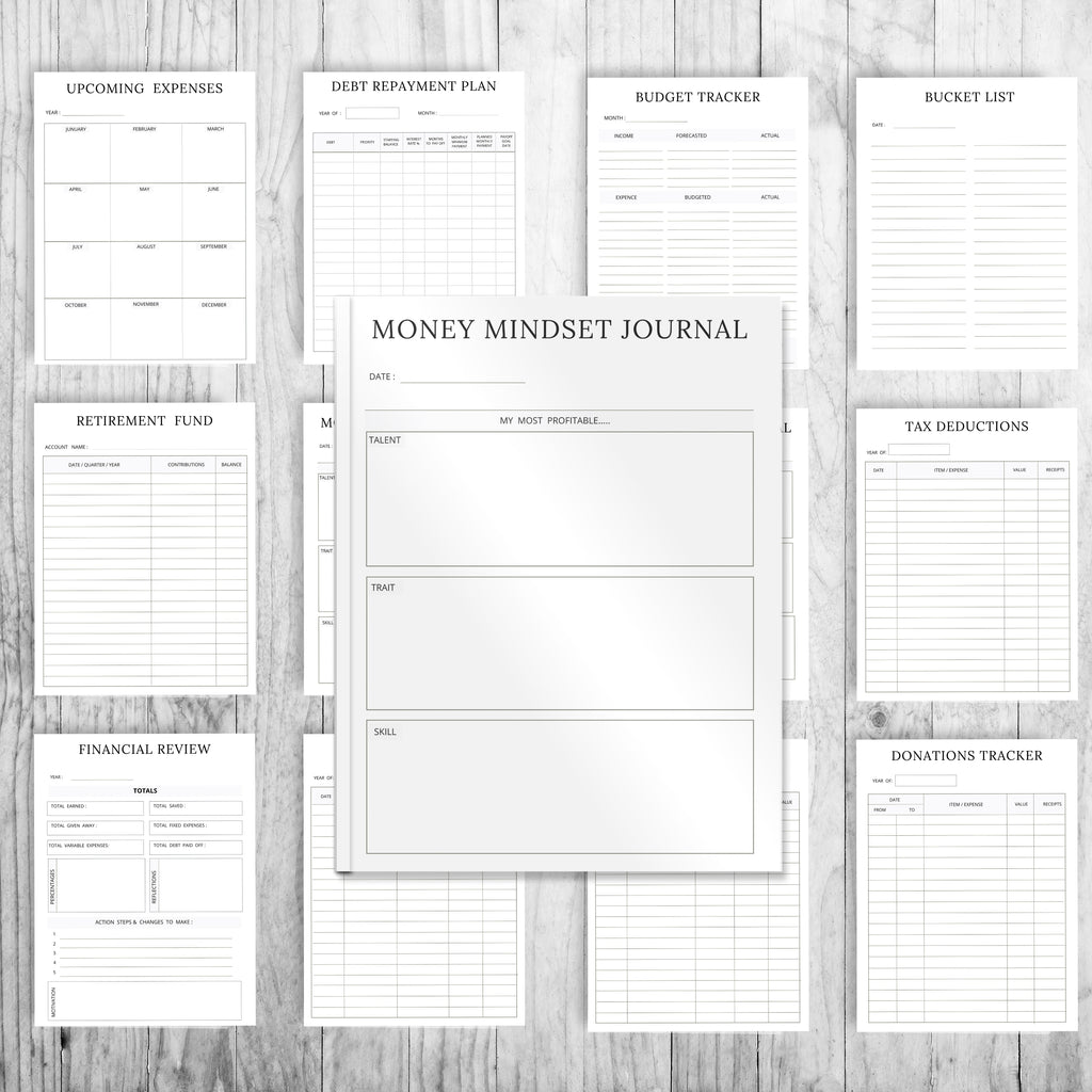 Money Mindset Journal Bundle
