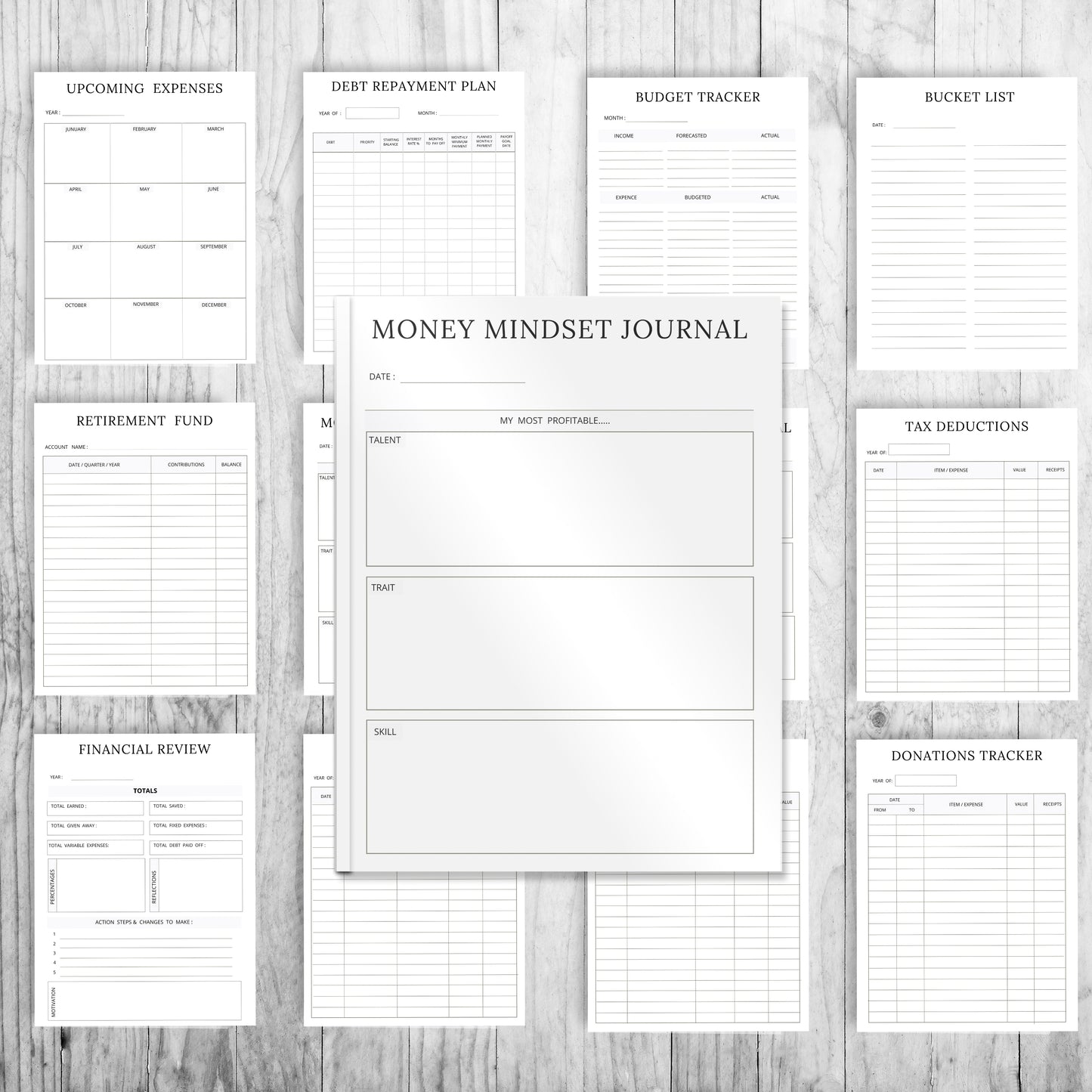 Money Mindset Journal Bundle