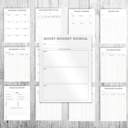 Money Mindset Journal Bundle