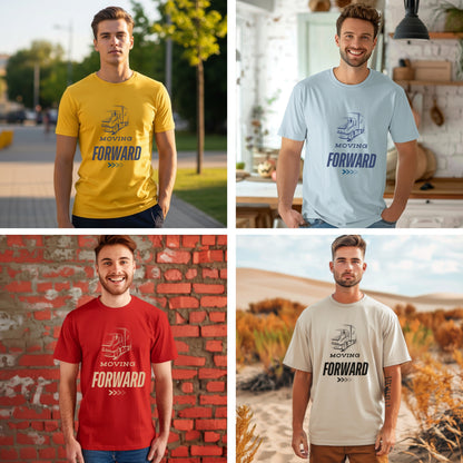 Moving Forward - Truck Driver Motivational Statement Art Work